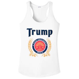 Trump A Fine President 2024 Ladies PosiCharge Competitor Racerback Tank