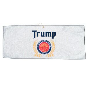 Trump A Fine President 2024 Large Microfiber Waffle Golf Towel