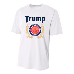 Trump A Fine President 2024 Youth Performance Sprint T-Shirt