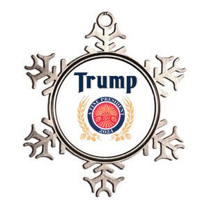 Trump A Fine President 2024 Metallic Star Ornament