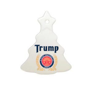 Trump A Fine President 2024 Ceramic Tree Ornament