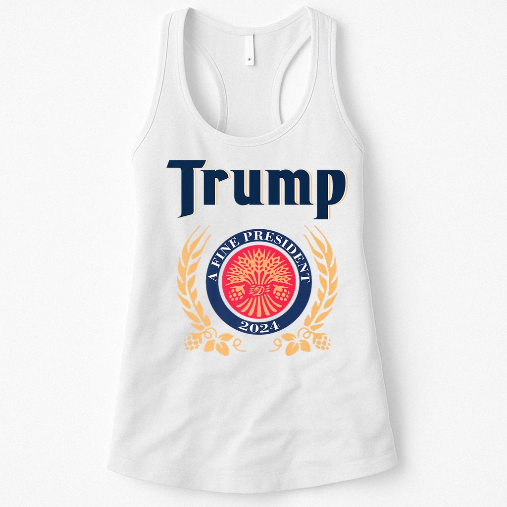 Trump A Fine President 2024 Womens Tank Top