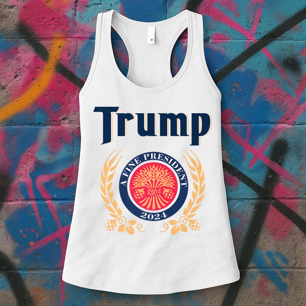Trump A Fine President 2024 Womens Tank Top