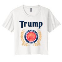 Trump A Fine President 2024 Women's Crop Top Tee