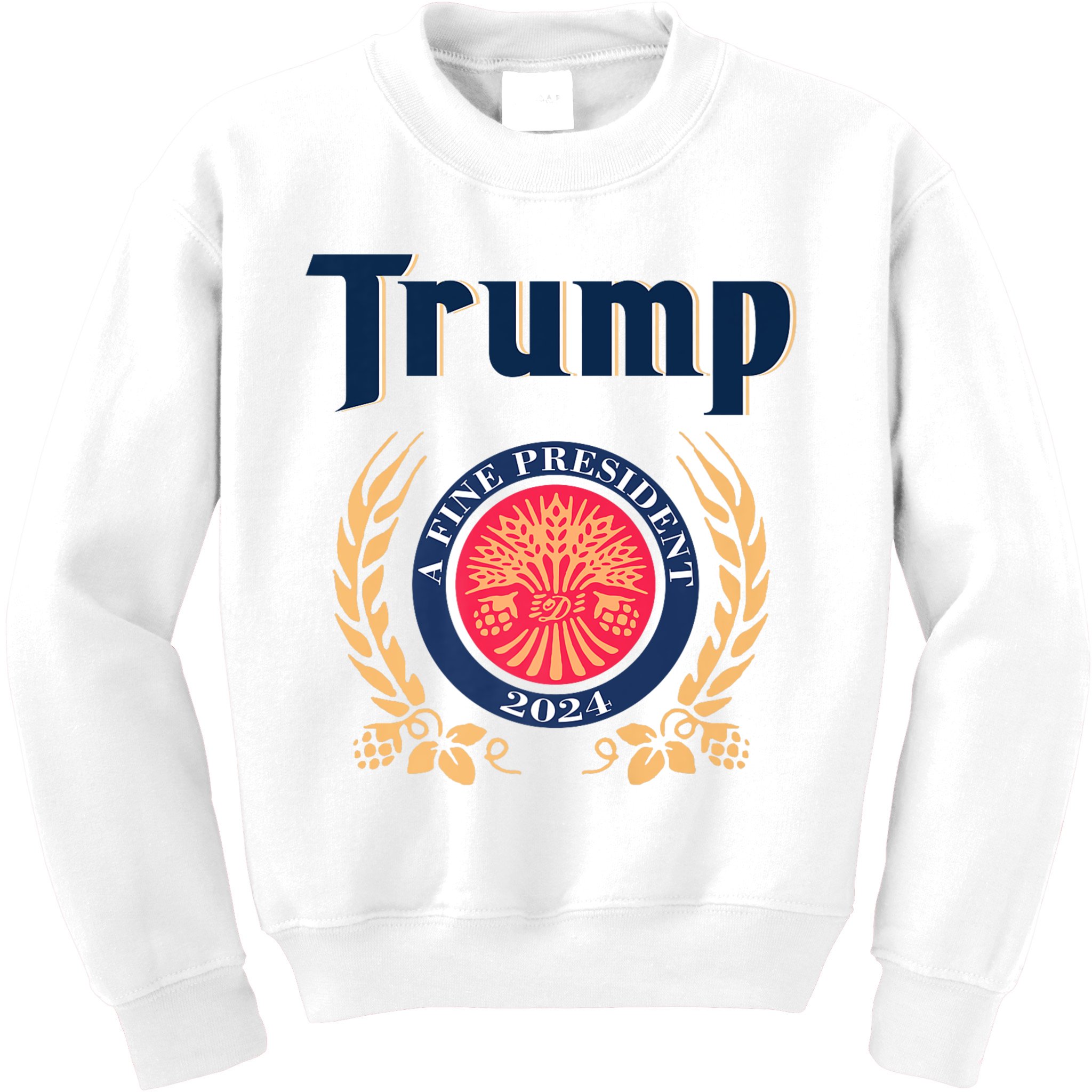 Trump A Fine President 2024 Kids Sweatshirt
