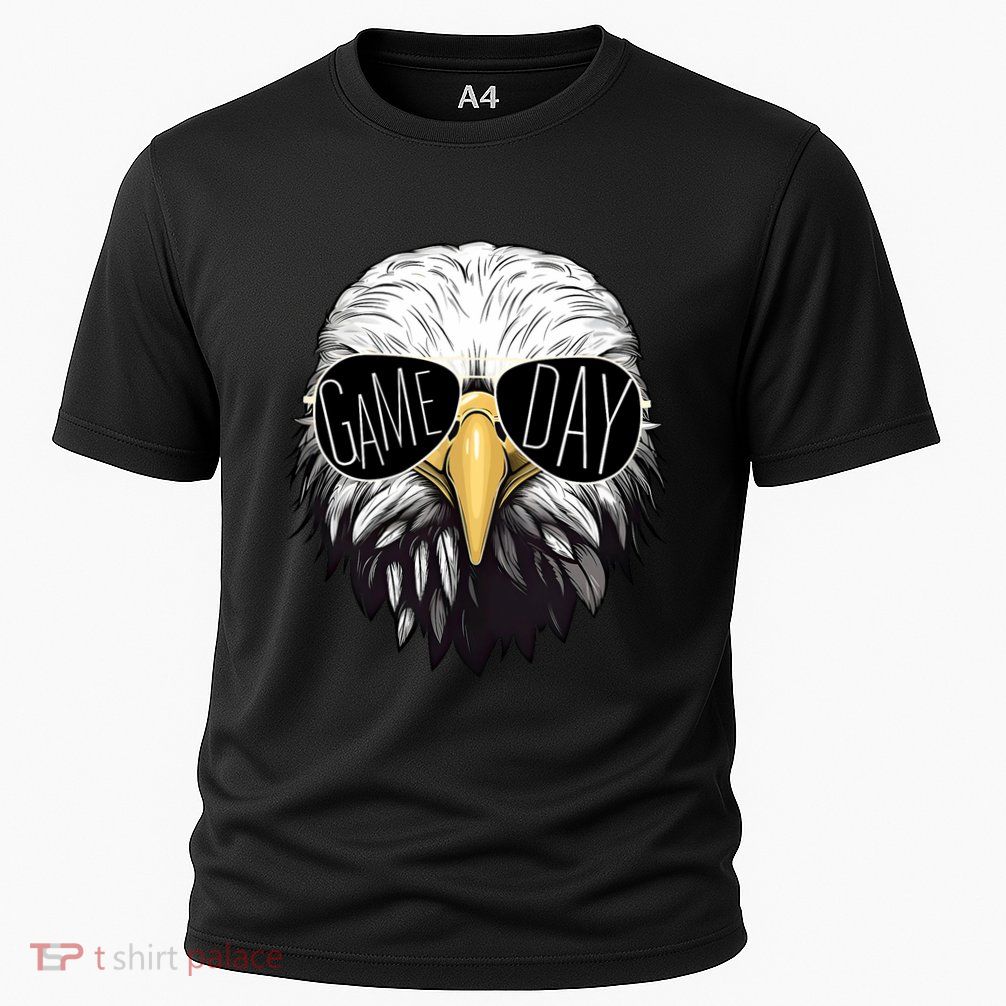 Touchdown American Football Game Day Thanksgiving Bald Eagle Performance Shirt