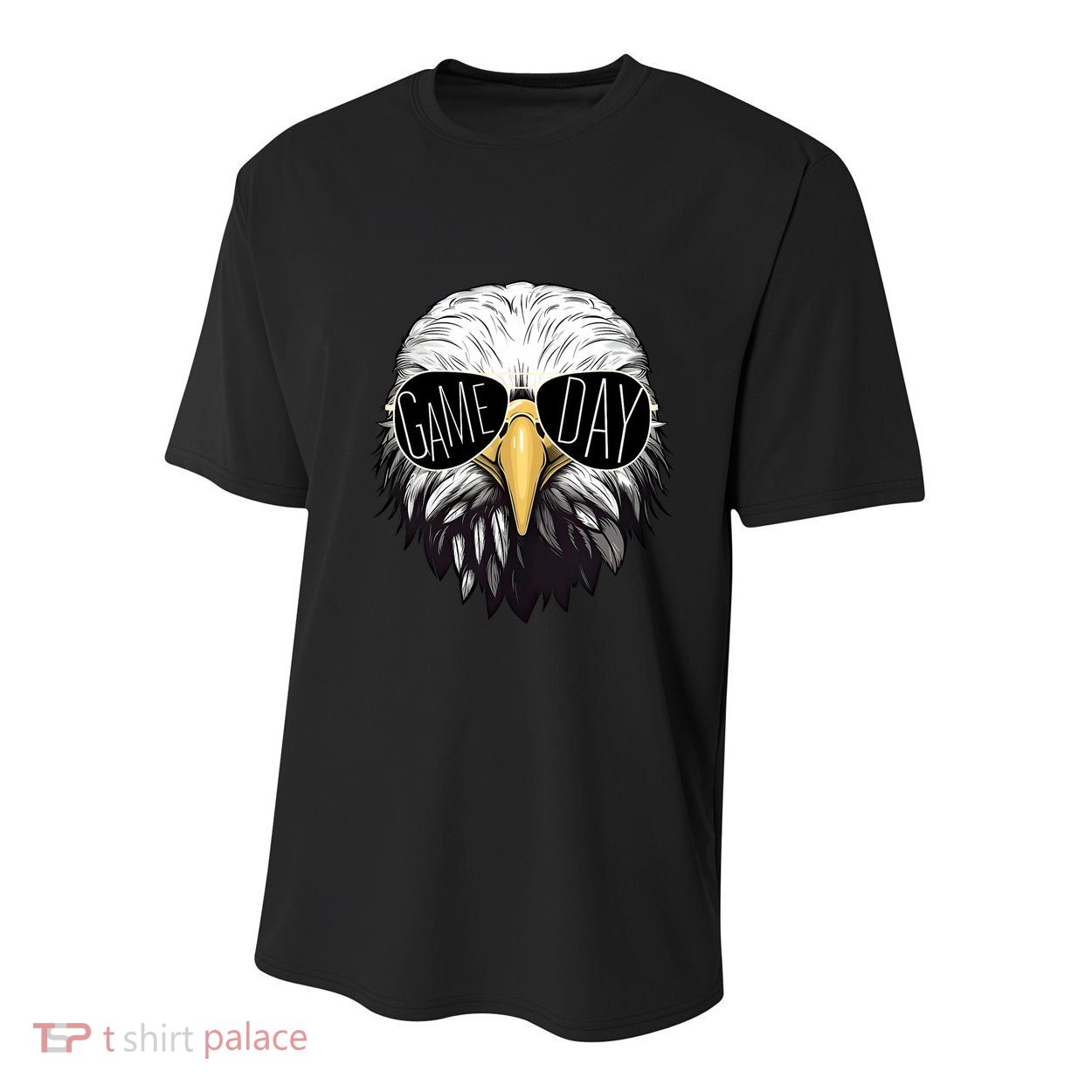 Touchdown American Football Game Day Thanksgiving Bald Eagle Youth Performance Sprint T-Shirt