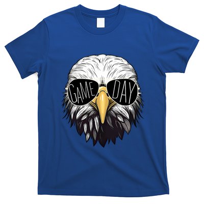 Touchdown American Football Game Day Thanksgiving Bald Eagle T-Shirt