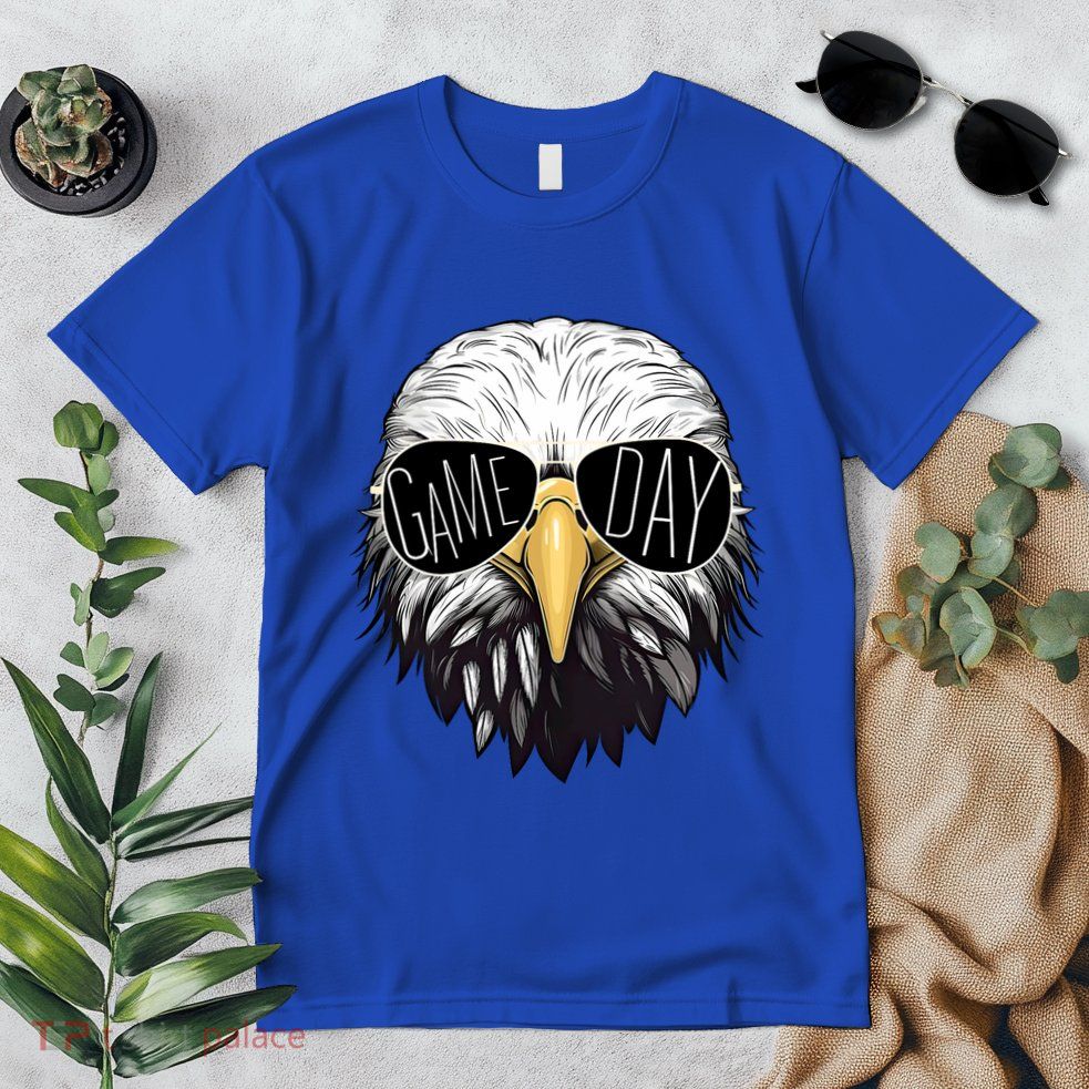 Touchdown American Football Game Day Thanksgiving Bald Eagle Premium T-Shirt
