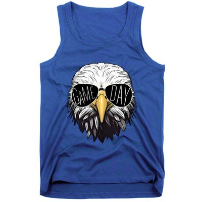 Touchdown American Football Game Day Thanksgiving Bald Eagle Tank Top