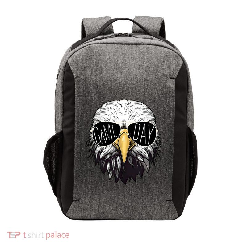 Touchdown American Football Game Day Thanksgiving Bald Eagle Vector Backpack