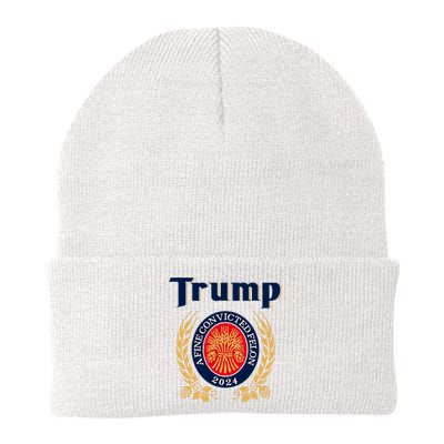 Trump A Fine Convicted Felon 2024 Funny Pro Trump President Knit Cap Winter Beanie