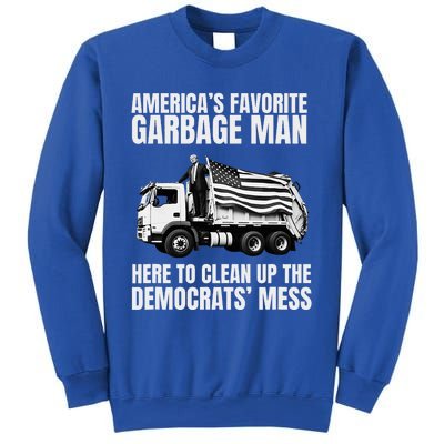 Trump AmericaS Favorite Garbage Man Trash Truck Photo Maga Sweatshirt