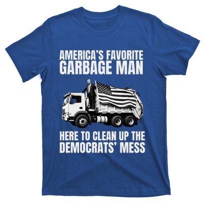 Trump AmericaS Favorite Garbage Man Trash Truck Photo Maga T-Shirt