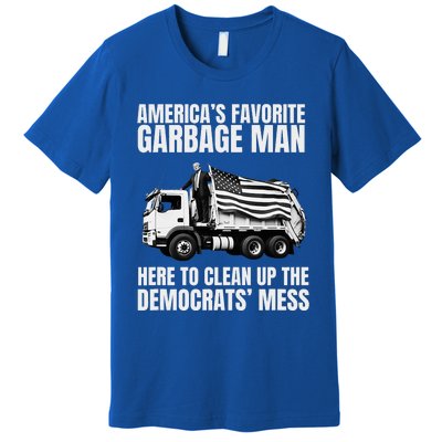 Trump AmericaS Favorite Garbage Man Trash Truck Photo Maga Premium T-Shirt