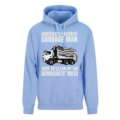 Trump AmericaS Favorite Garbage Man Trash Truck Photo Maga Unisex Surf Hoodie