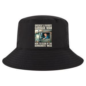 Trump AmericaS Favorite Garbage Man Trump In Trash Truck Cool Comfort Performance Bucket Hat