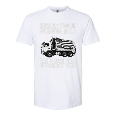 Trump AmericaS Favorite Garbage Man Trash Truck Photo Maga Softstyle CVC T-Shirt