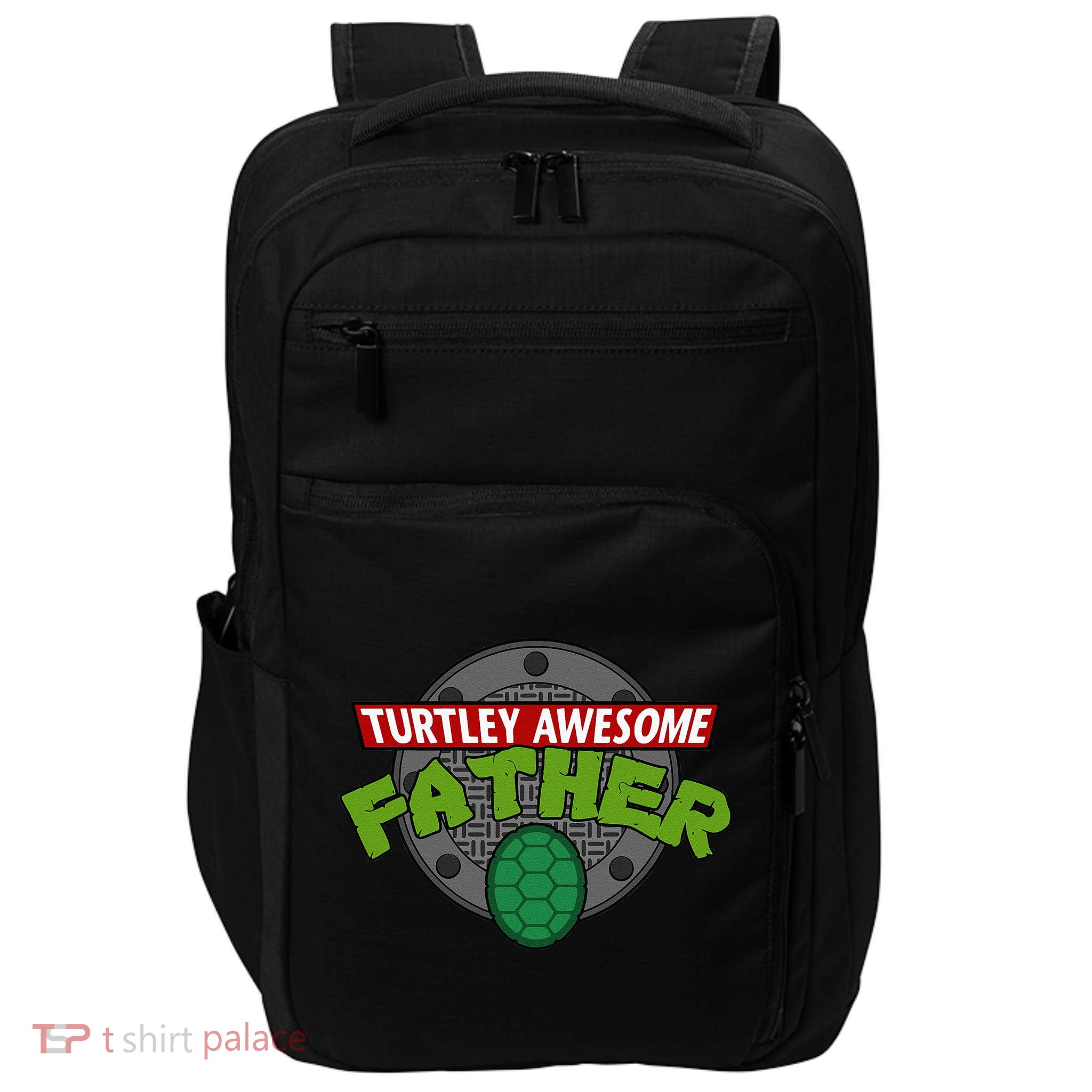 Turtley Awesome Father Awesome Fathers Day Impact Tech Backpack