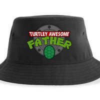 Turtley Awesome Father Awesome Fathers Day Sustainable Bucket Hat
