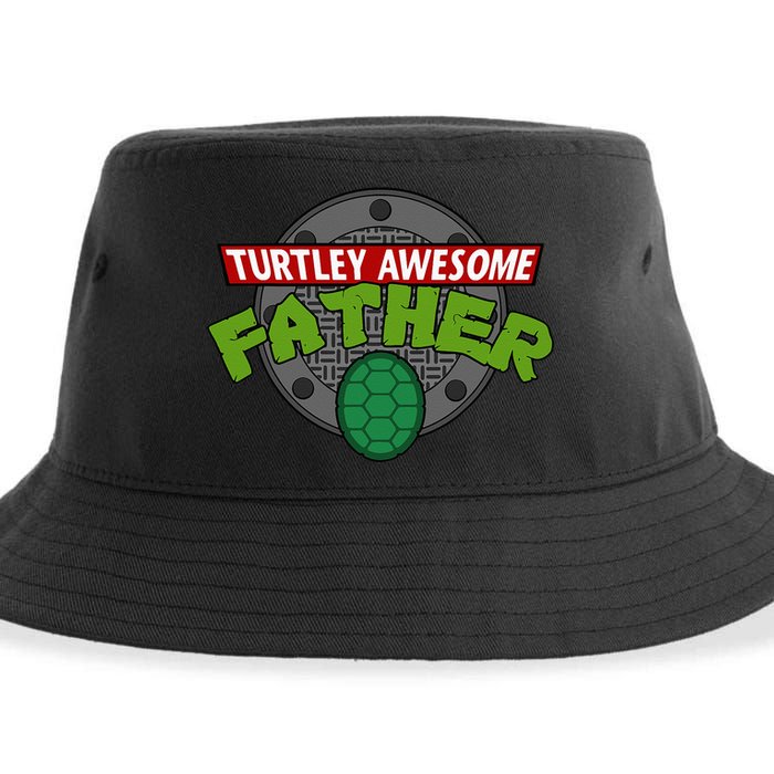 Turtley Awesome Father Awesome Fathers Day Sustainable Bucket Hat
