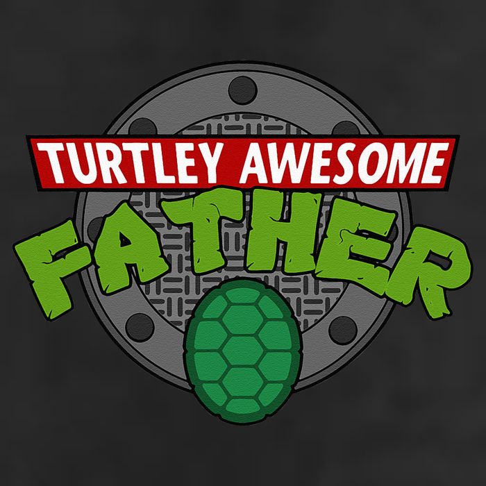 Turtley Awesome Father Awesome Fathers Day Adult Drive Performance Visor