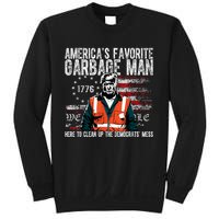 Trump AmericaS Favorite Garbage Man Trump In Trash Truck Sweatshirt