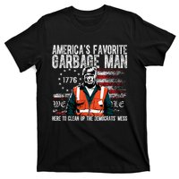 Trump AmericaS Favorite Garbage Man Trump In Trash Truck T-Shirt