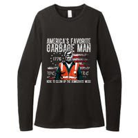 Trump AmericaS Favorite Garbage Man Trump In Trash Truck Womens CVC Long Sleeve Shirt