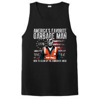 Trump AmericaS Favorite Garbage Man Trump In Trash Truck PosiCharge Competitor Tank