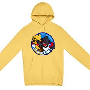 Taiwan Air Force Badge Blue Premium Pullover Hoodie