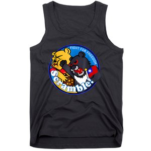 Taiwan Air Force Badge Blue Tank Top