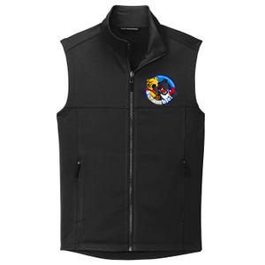 Taiwan Air Force Badge Blue Collective Smooth Fleece Vest