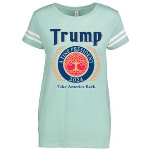 Trump A Fine President 2024 Take America Back Enza Ladies Jersey Football T-Shirt