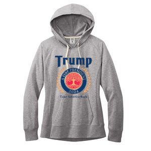 Trump A Fine President 2024 Take America Back Women's Fleece Hoodie