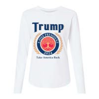 Trump A Fine President 2024 Take America Back Womens Cotton Relaxed Long Sleeve T-Shirt