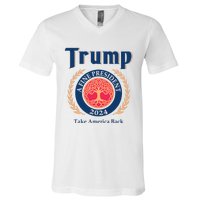 Trump A Fine President 2024 Take America Back V-Neck T-Shirt