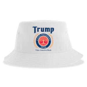 Trump A Fine President 2024 Take America Back Sustainable Bucket Hat