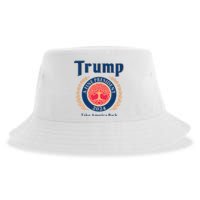 Trump A Fine President 2024 Take America Back Sustainable Bucket Hat