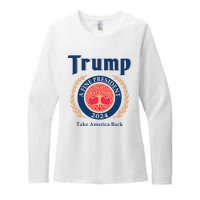 Trump A Fine President 2024 Take America Back Womens CVC Long Sleeve Shirt