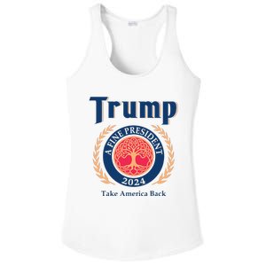 Trump A Fine President 2024 Take America Back Ladies PosiCharge Competitor Racerback Tank