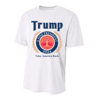 Trump A Fine President 2024 Take America Back Performance Sprint T-Shirt