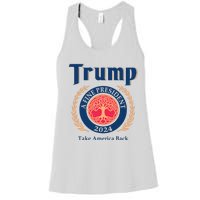 Trump A Fine President 2024 Take America Back Women's Racerback Tank