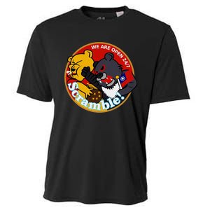 Taiwan Air Force Badge Red Cooling Performance Crew T-Shirt