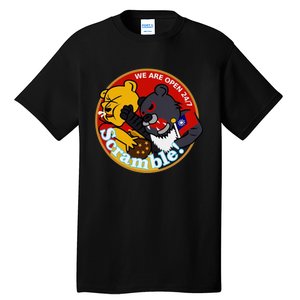 Taiwan Air Force Badge Red Tall T-Shirt