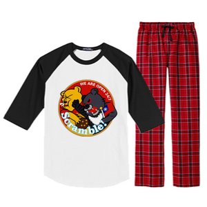 Taiwan Air Force Badge Red Raglan Sleeve Pajama Set