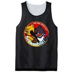 Taiwan Air Force Badge Red Mesh Reversible Basketball Jersey Tank