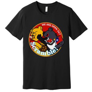 Taiwan Air Force Badge Red Premium T-Shirt