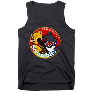 Taiwan Air Force Badge Red Tank Top