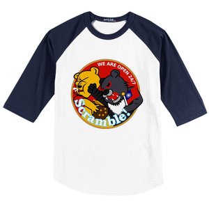 Taiwan Air Force Badge Red Baseball Sleeve Shirt